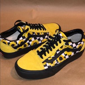 Custom sunflower vans platform
